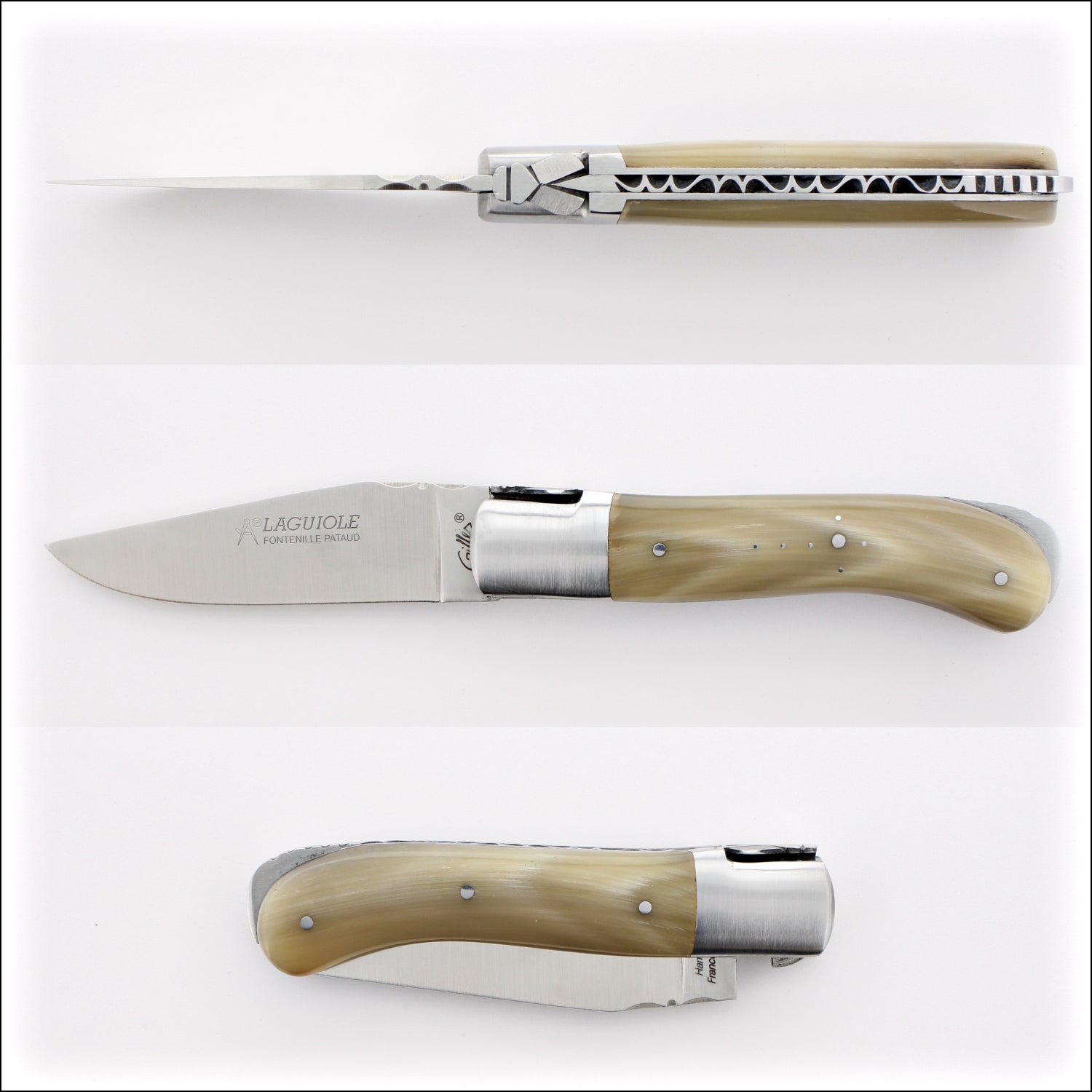 Laguiole Gentleman's Knife - Horn Tip