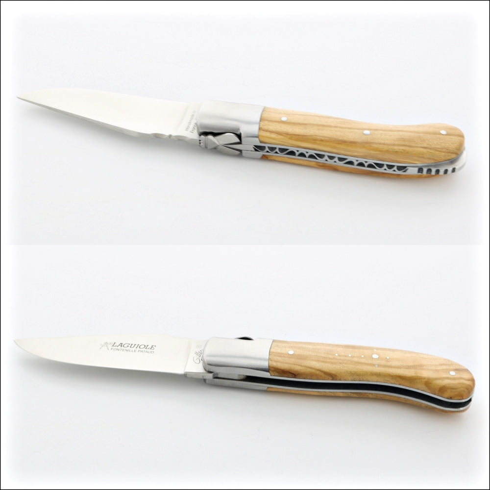 Laguiole Gentleman&#39;s Knife - Olive Wood