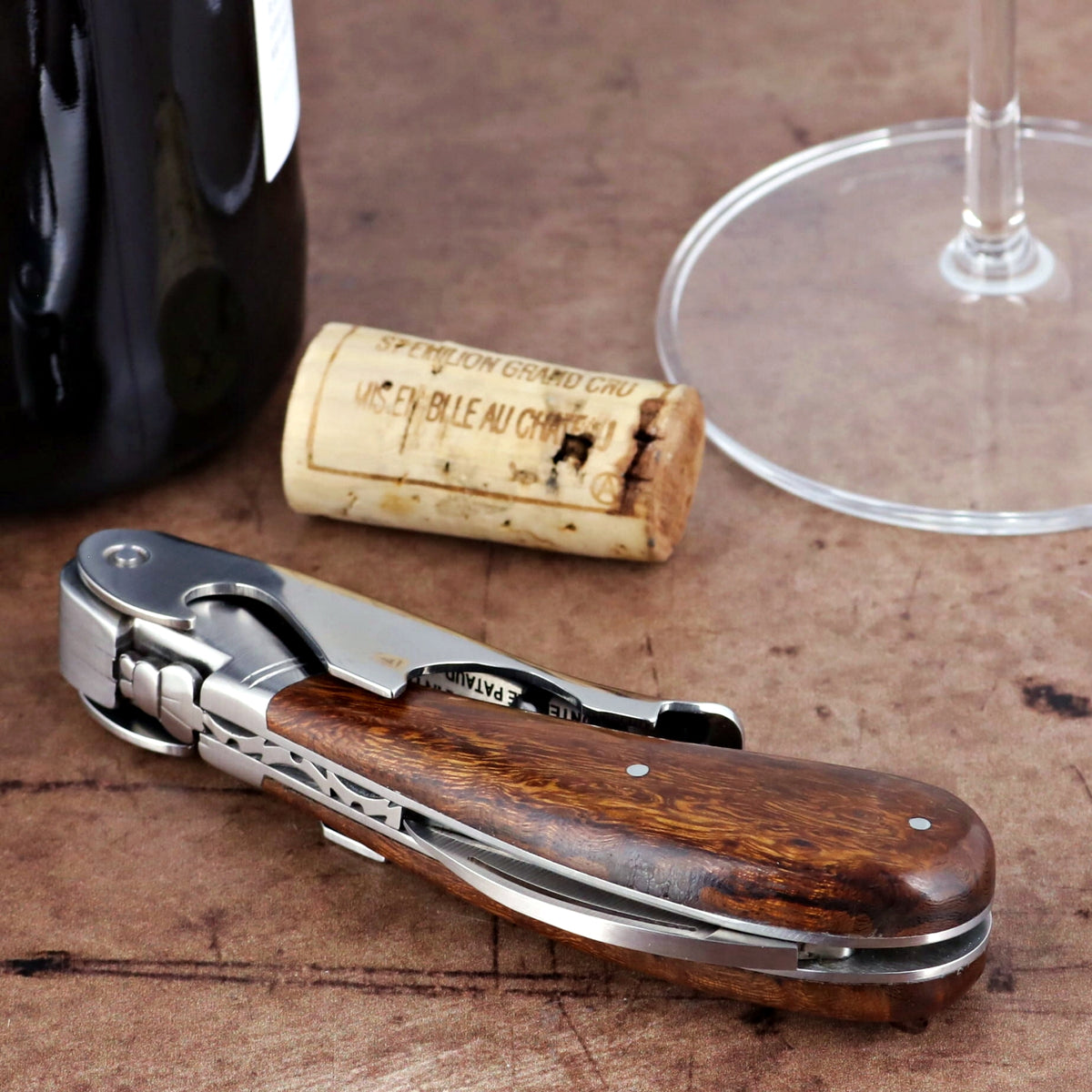 Laguiole Magnum Desert Ironwood Corkscrew - A
