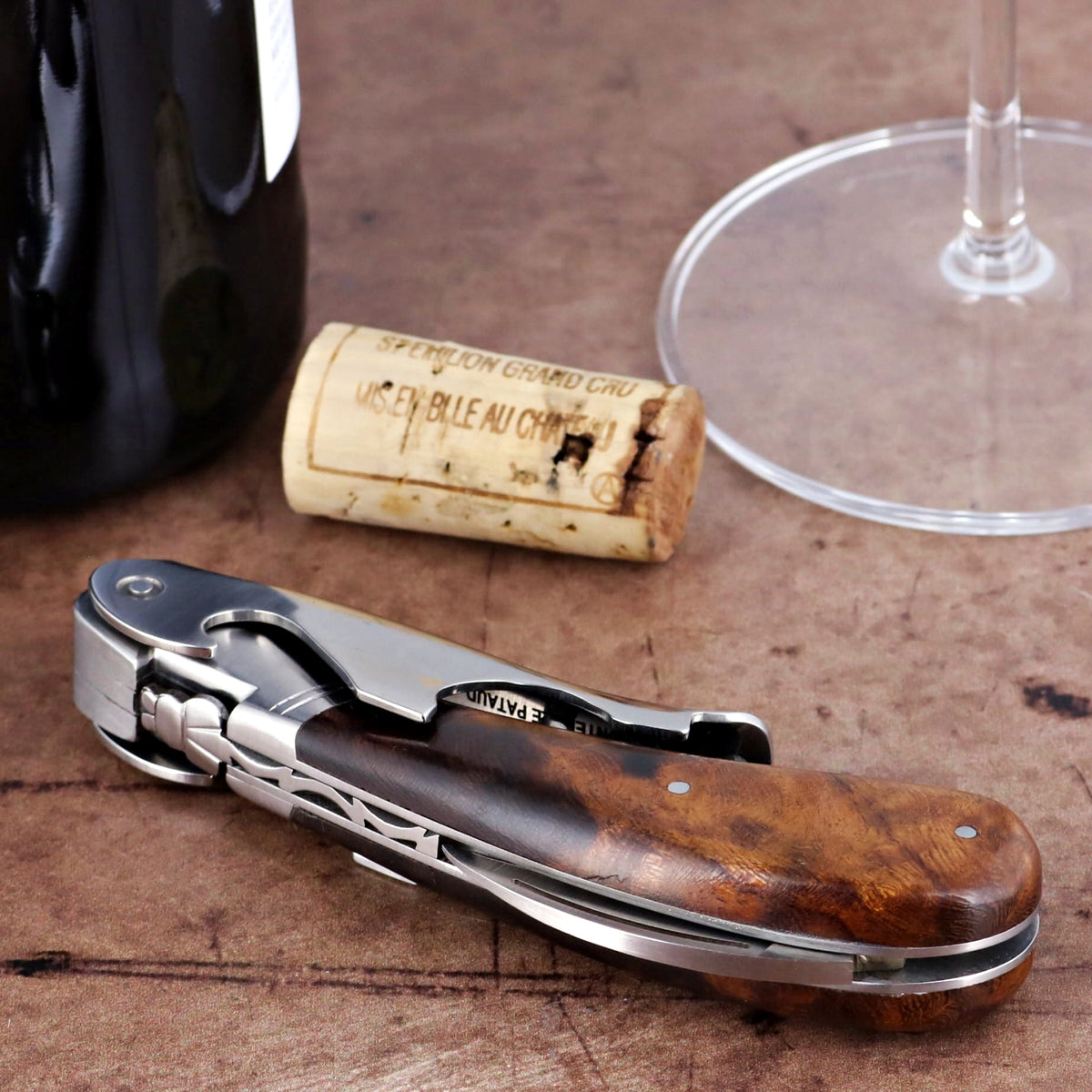 Laguiole Magnum Desert Ironwood Corkscrew - B