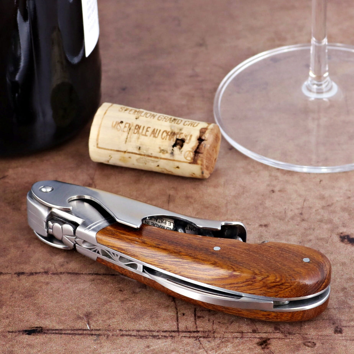 Laguiole Magnum Desert Ironwood Corkscrew - C