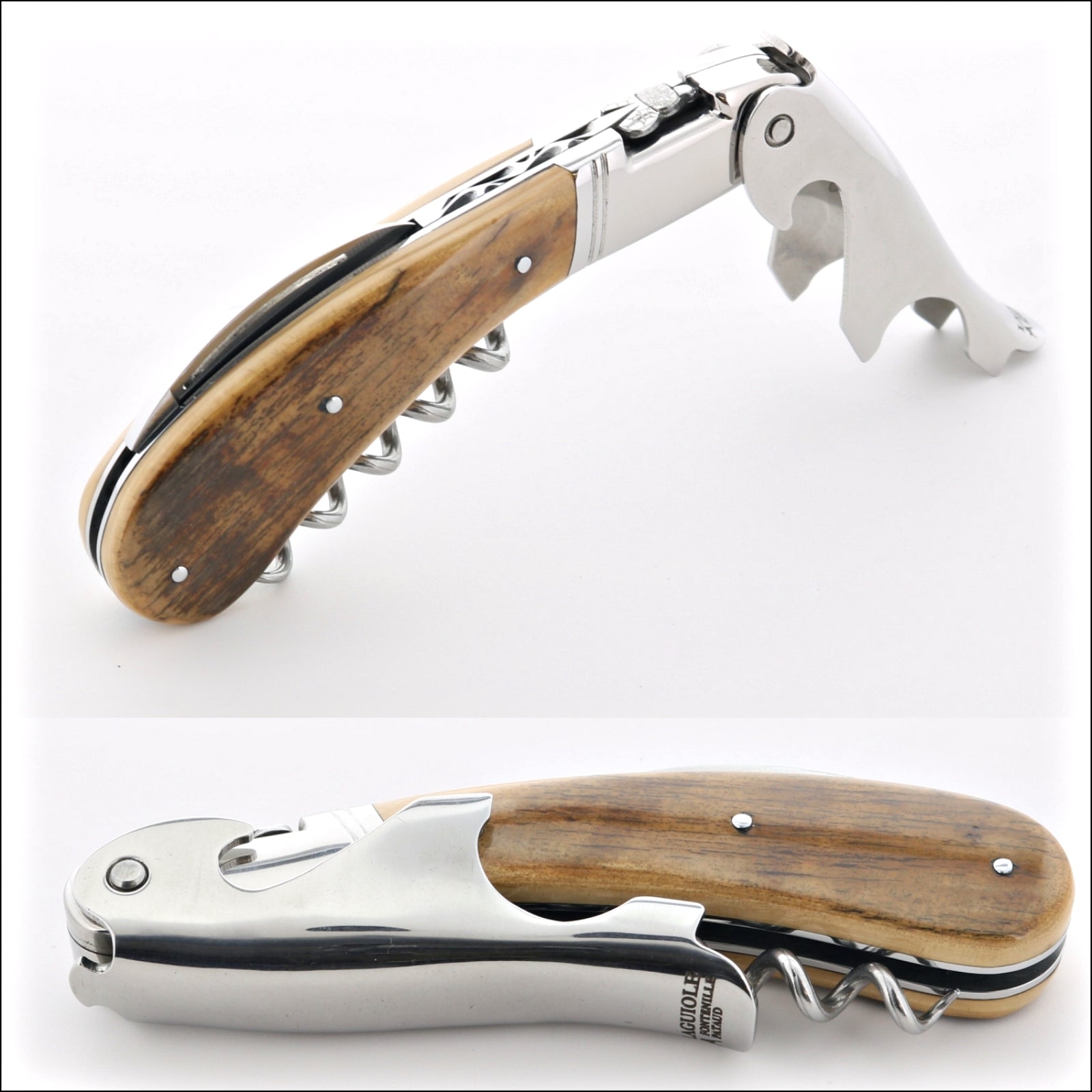Laguiole Magnum Fossilized Mammoth Ivory Corkscrew - A