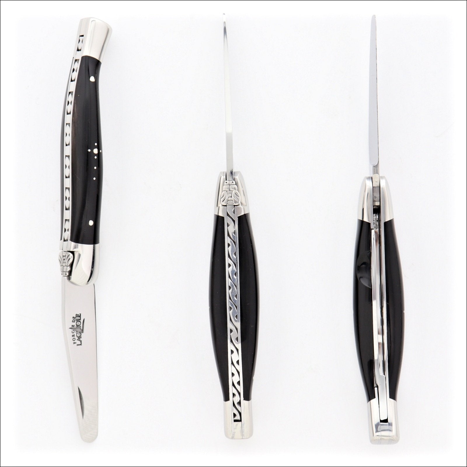 Laguiole Tobacco Pipe Tool - Dark Horn Tip-