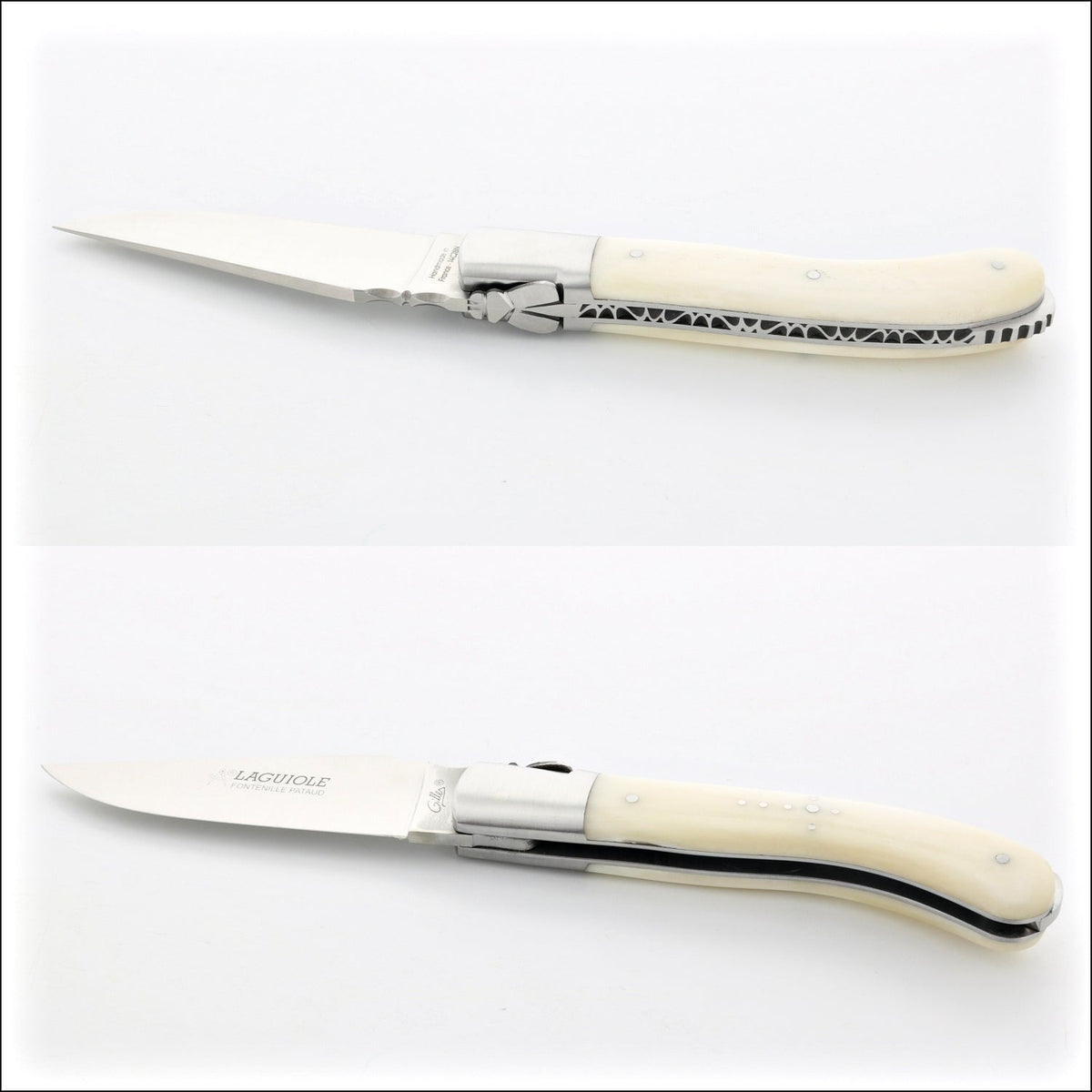 Laguiole Sport Classic Folding Knife Cattle Bone Handle