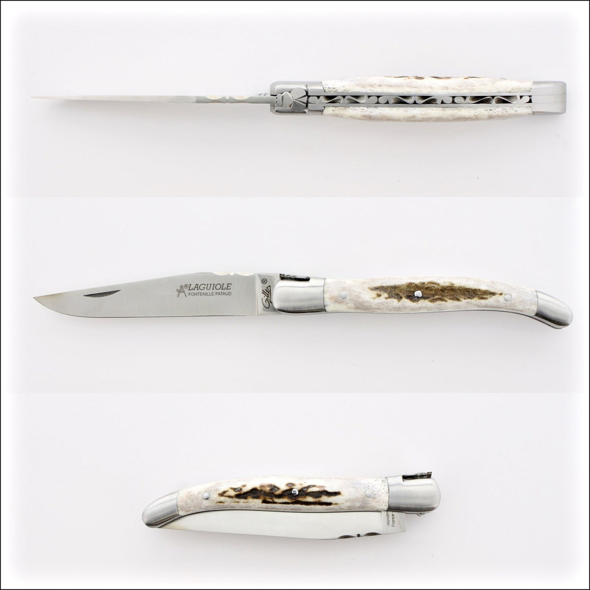Laguiole Traditional 12 cm Knife Deer Stag