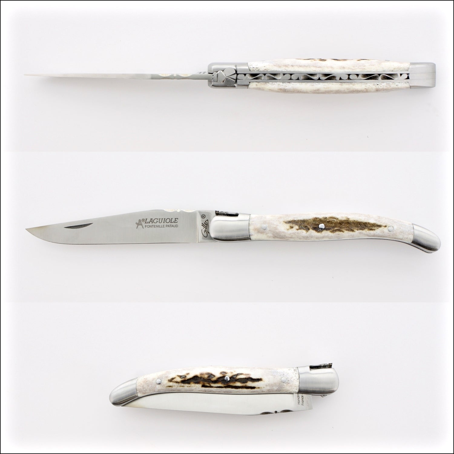 Laguiole Traditional 12 cm Knife Deer Stag
