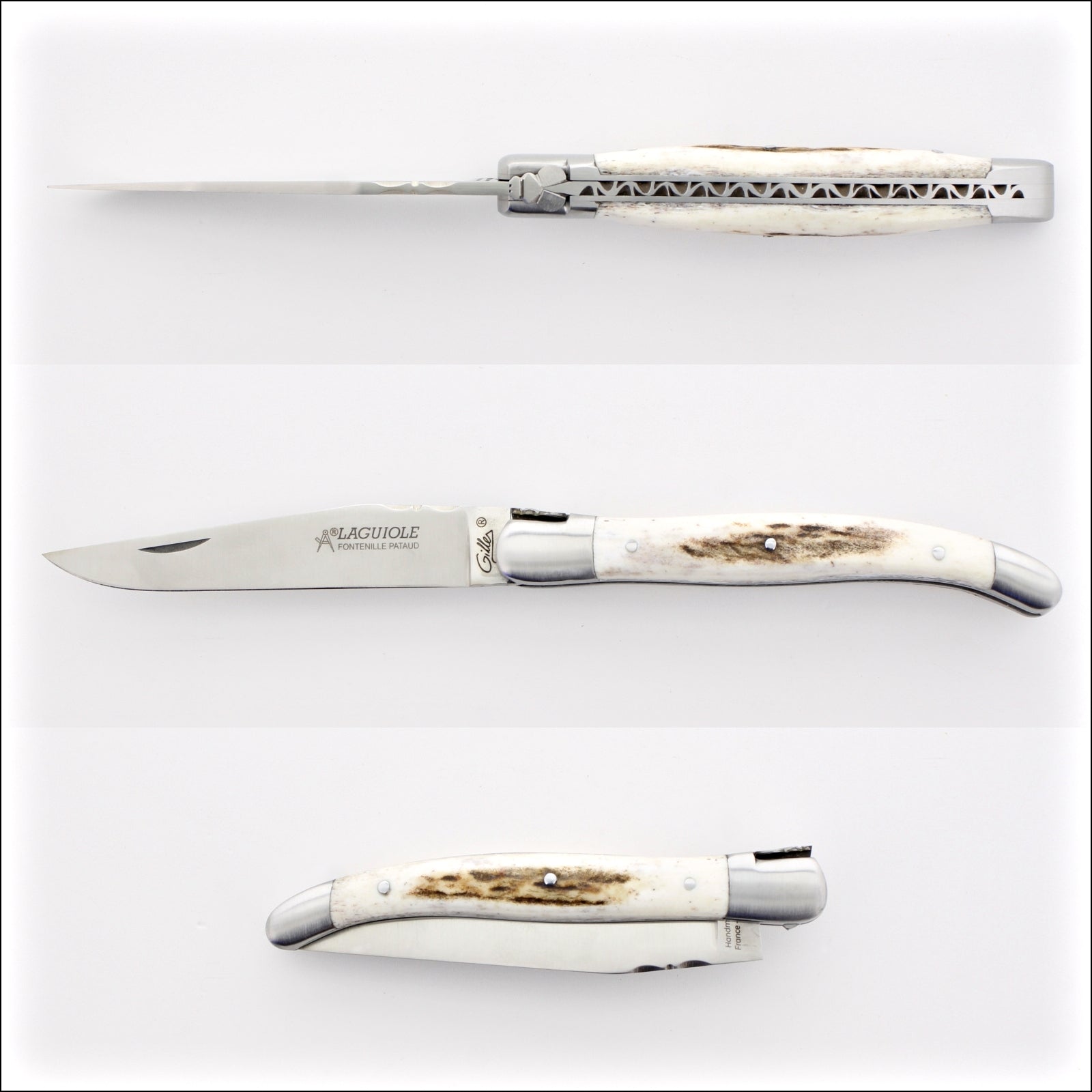 Laguiole Traditional 12 cm Knife Deer Stag