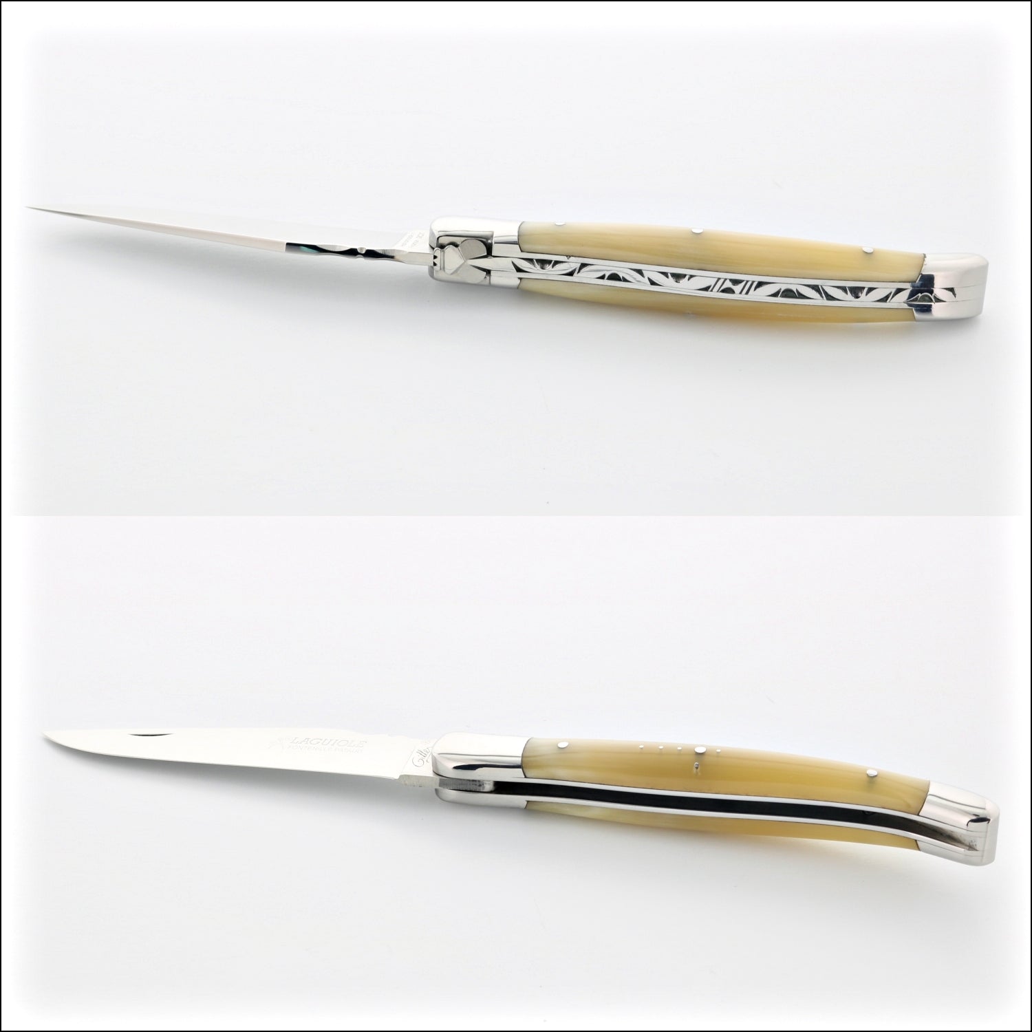 Laguiole Traditional 12 cm Knife Horn Tip