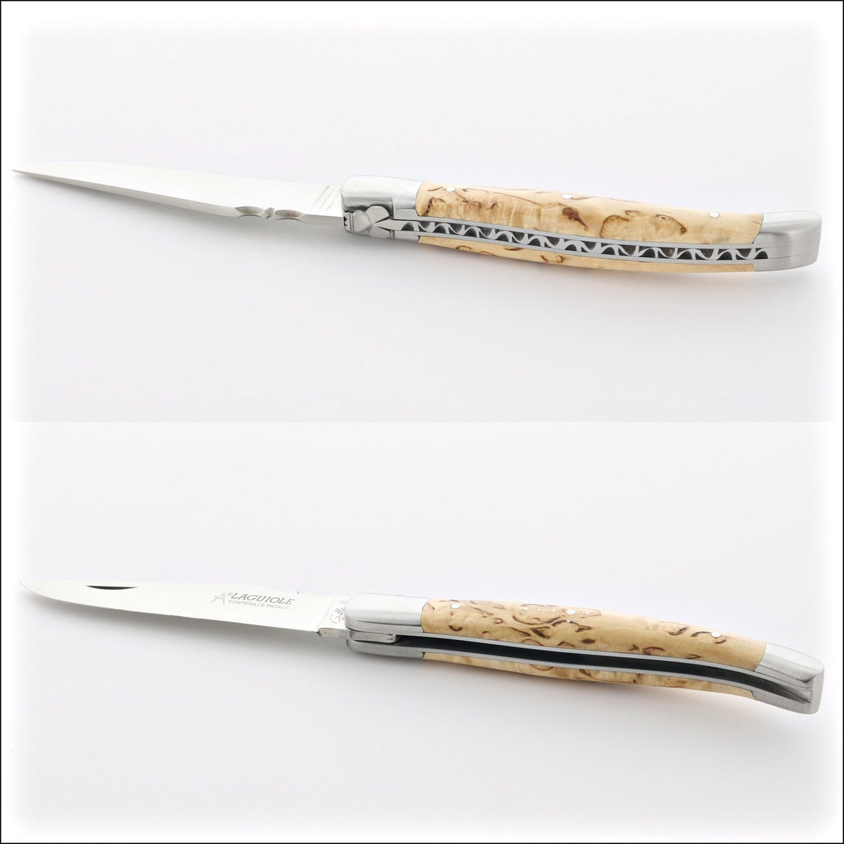 Laguiole Traditional 12 cm Knife Karelian Birch