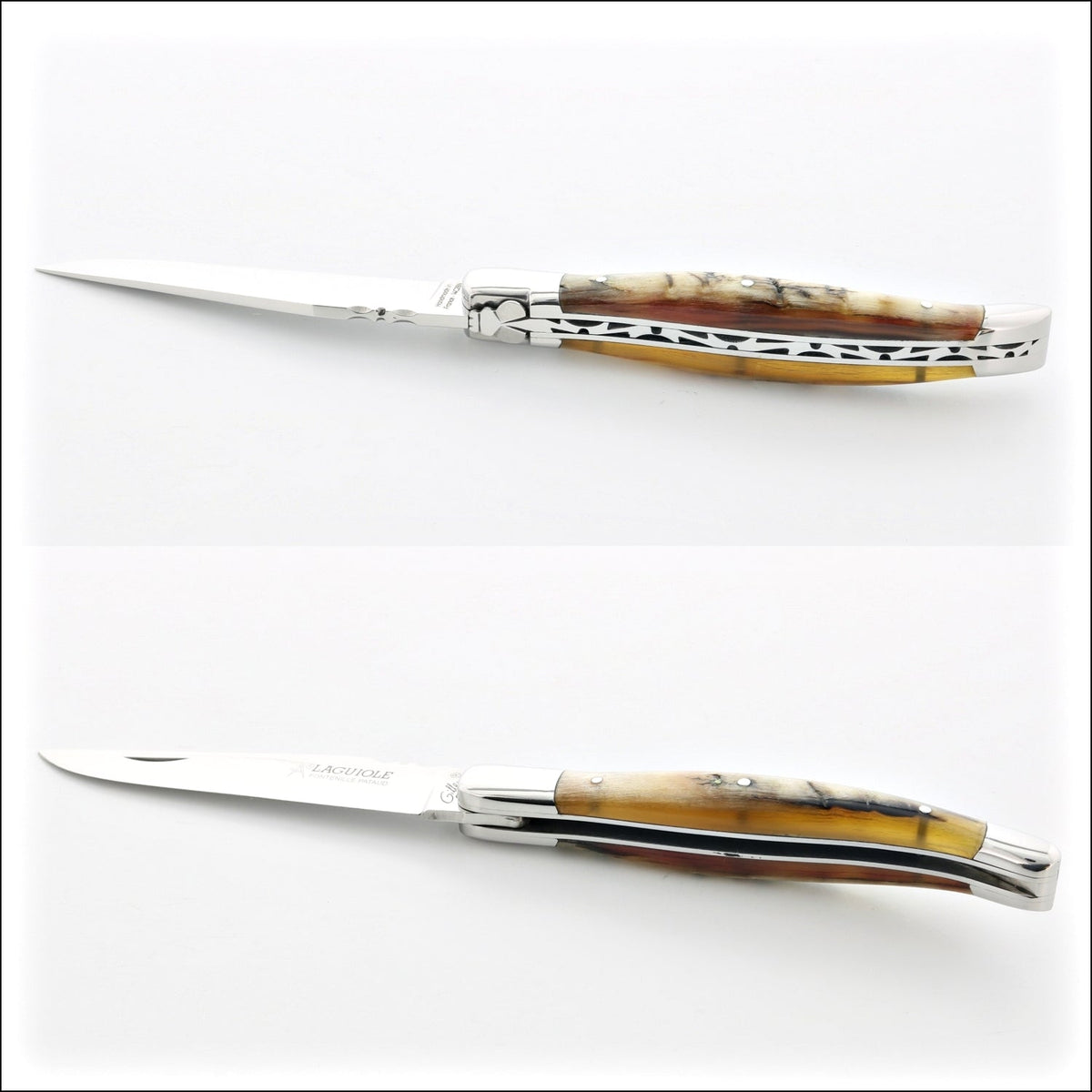 Laguiole Traditional 12 cm Knife Ram Horn