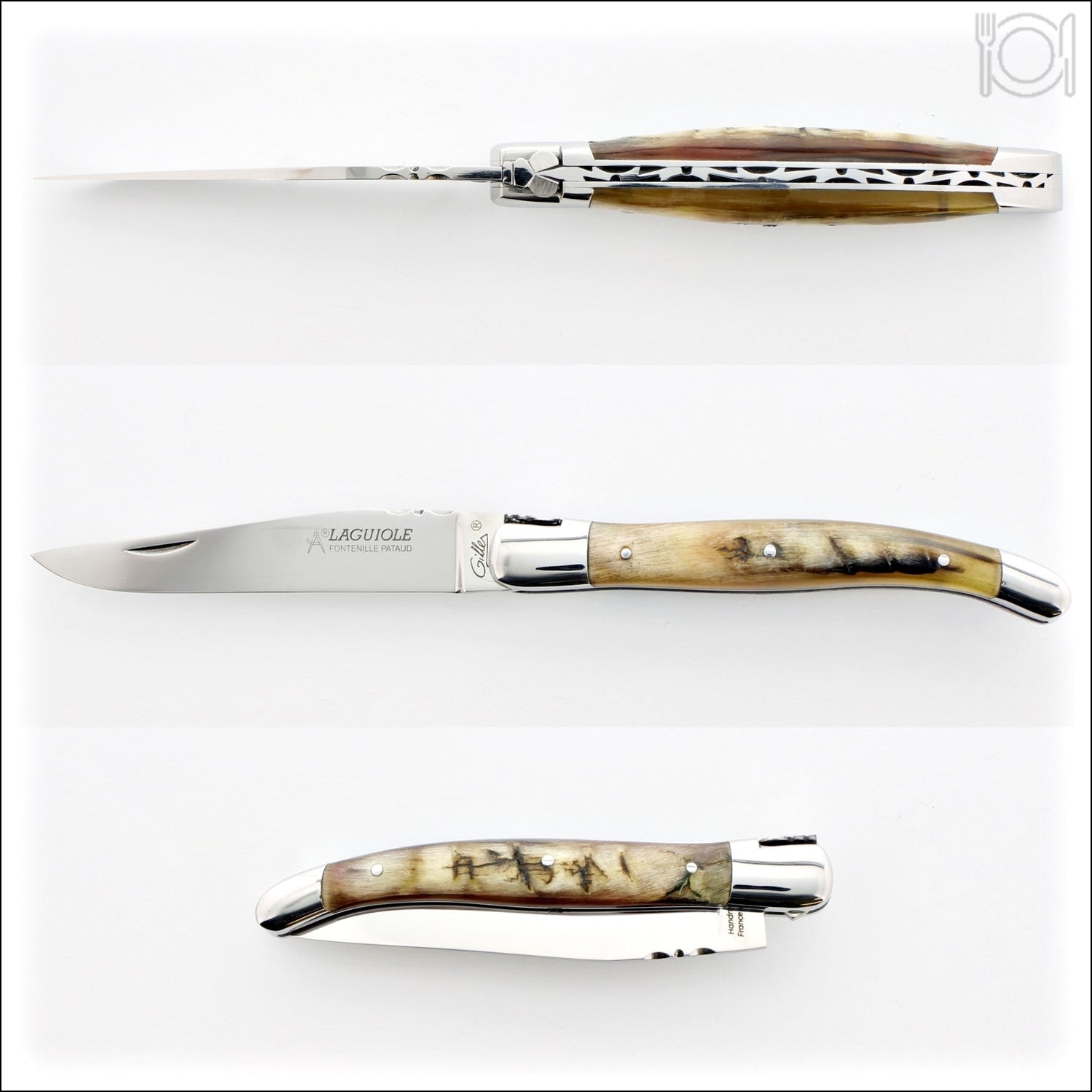 Laguiole Pocket Knife Traditional 12 cm Ram Horn - Laguiole Imports