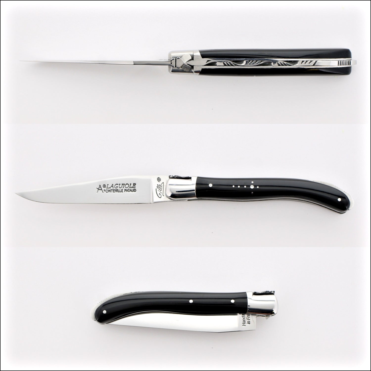 Laguiole XS 9 cm Classic Black Horn Tip