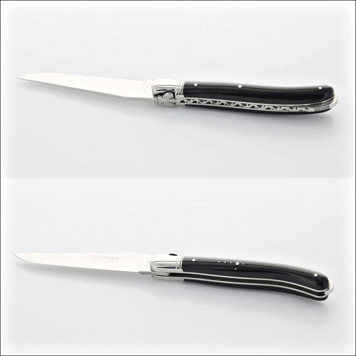 Laguiole 12 cm Nature Classic Black Horn Tip