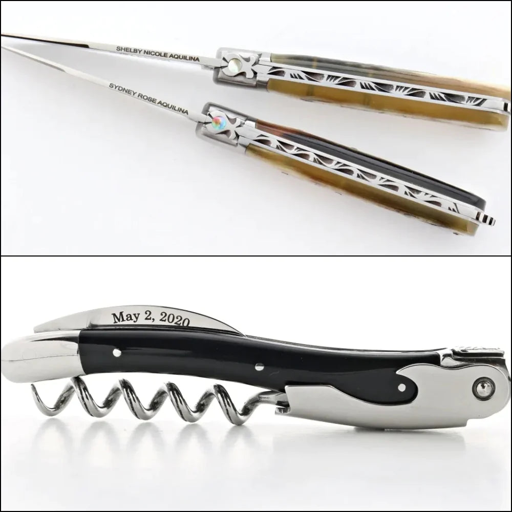 French Knives and Corkscrews Engravings - Laguiole Imports