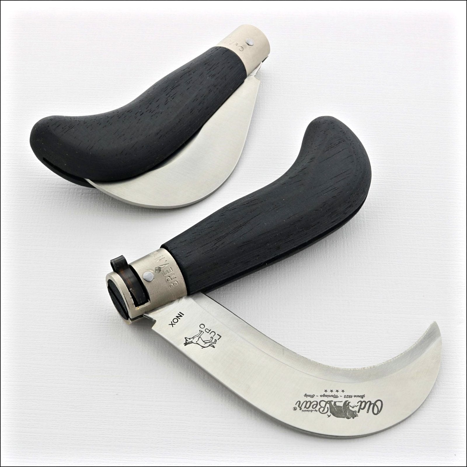 Large Old Bear® Pruning Knife Black Veneer