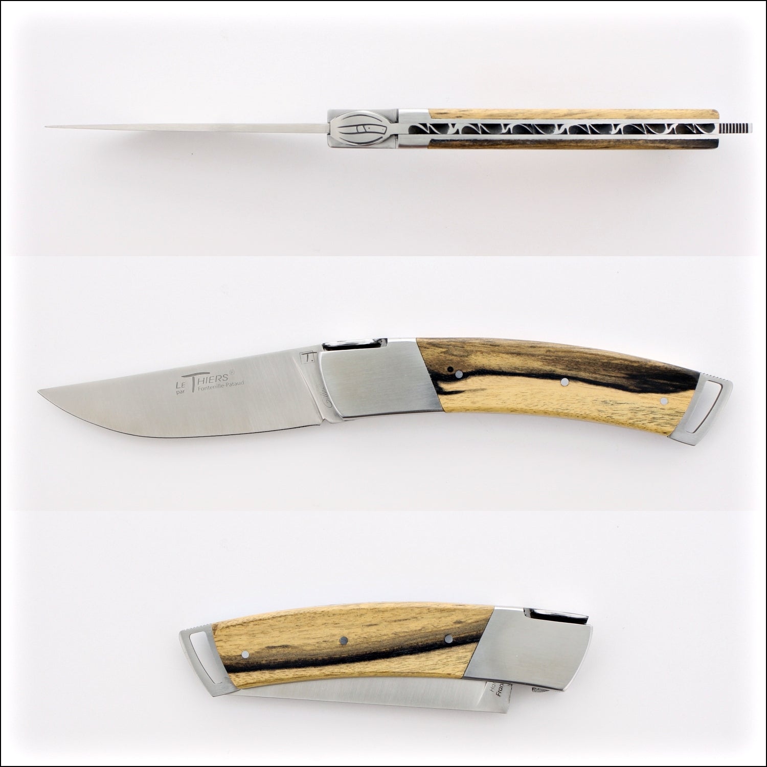 Le Thiers Gentleman 12 cm Pocket Knife Royal Ebony