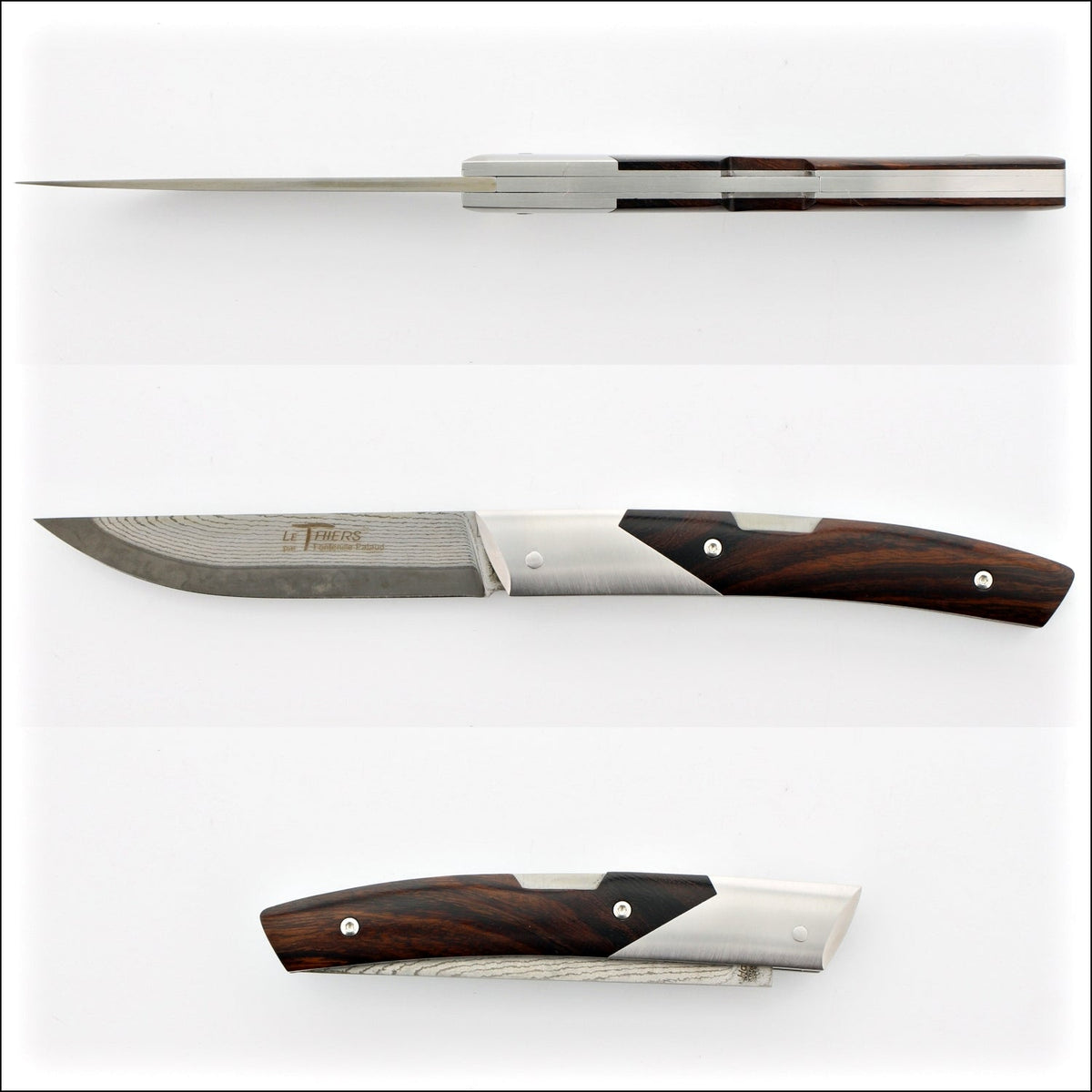 Le Thiers® Advanced 11.5 cm Suminagashi Blade - Ironwood