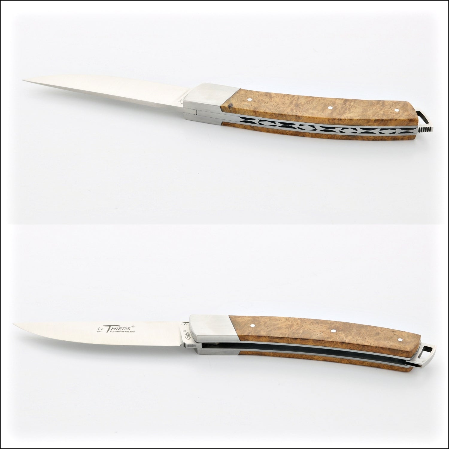 Le Thiers® Nature 11 cm Pocket Knife Amboyna Burl
