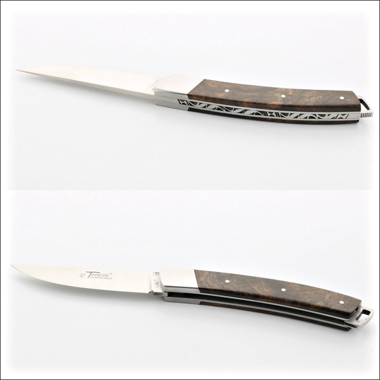 Le Thiers® Nature 11 cm Pocket Knife Burled Walnut