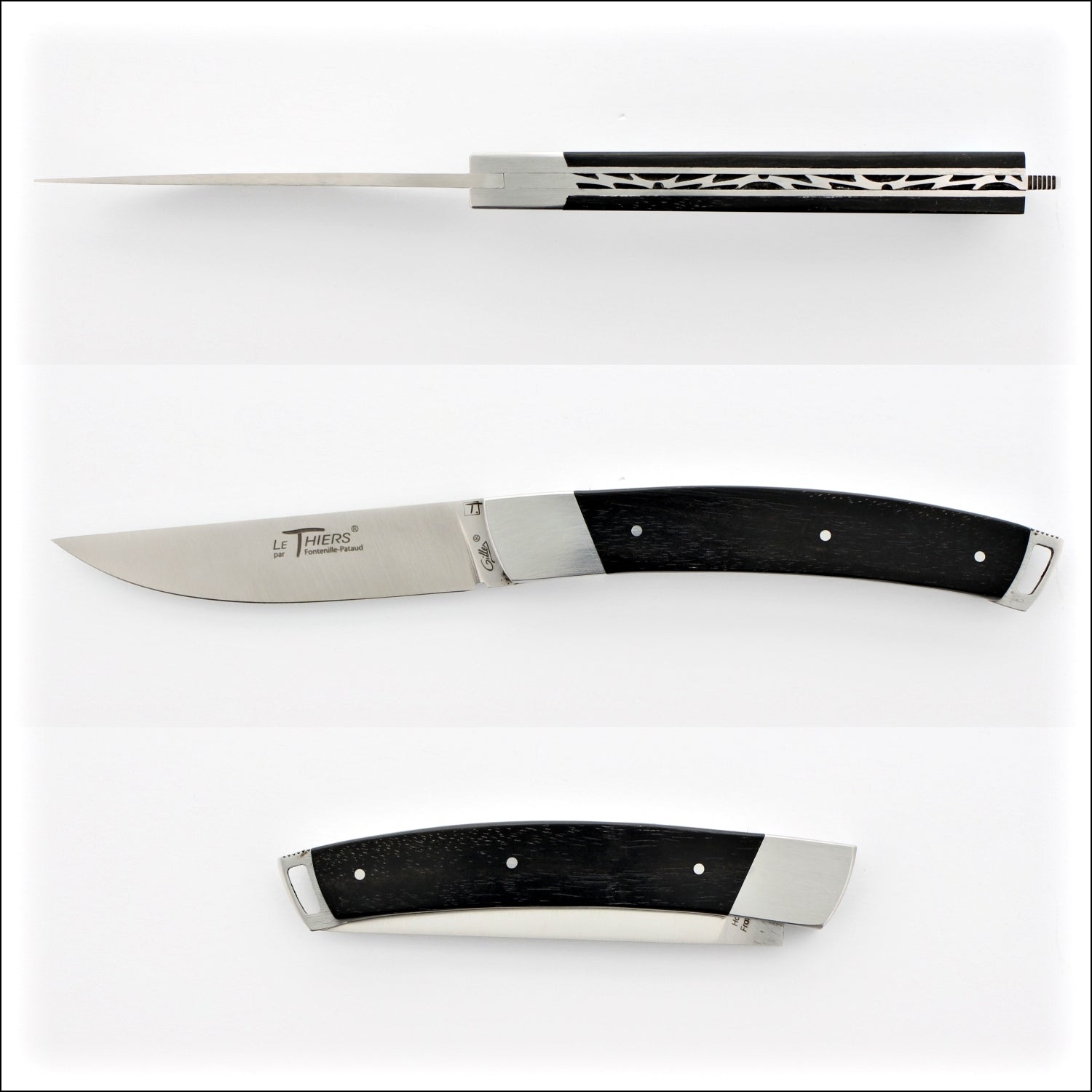 Le Thiers® Nature 11 cm Pocket Knife Ebony