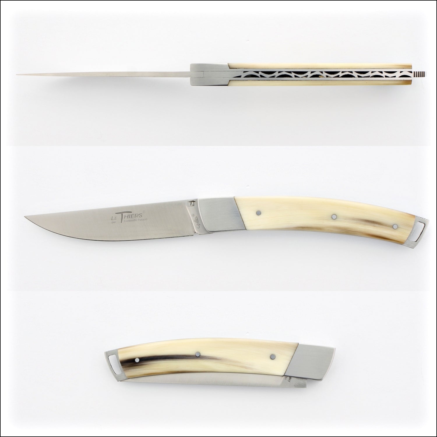 Le Thiers® Nature 11 cm Pocket Knife Horn Tip