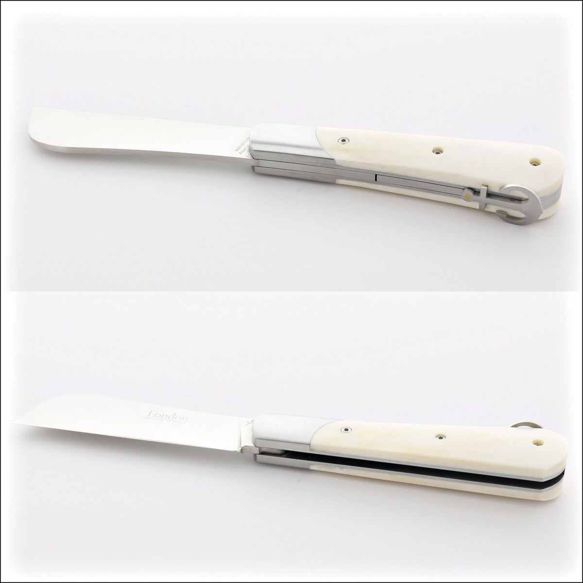 London 11 cm Cattle Bone Handle Folding Knife