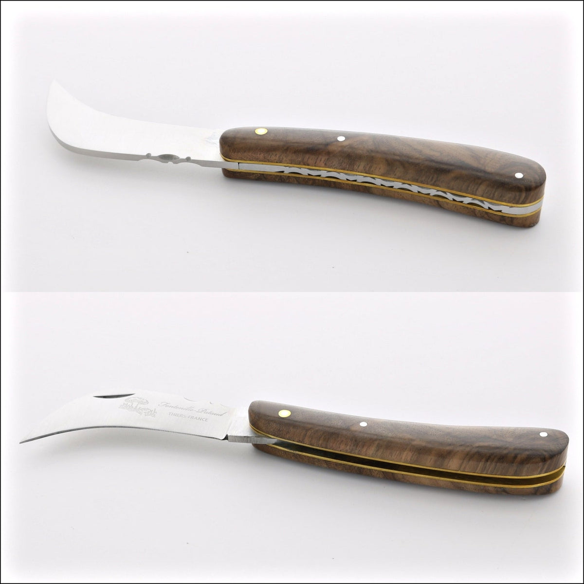 Mushroom Knife - Garden Knife Walnut Handle by Fontenille Pataud