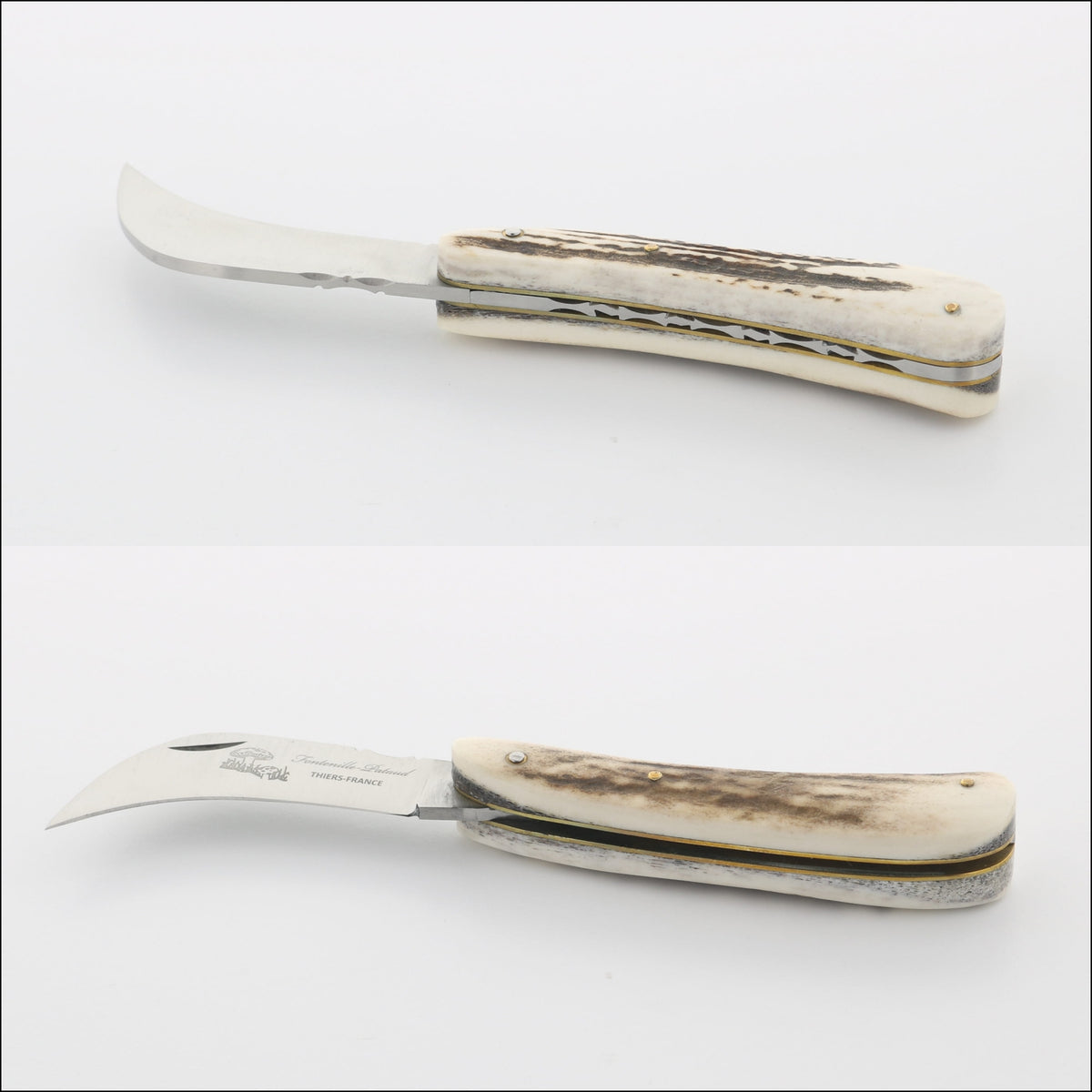 Mushroom Knife - Garden Knife Deer Stag Handle by Fontenille Pataud