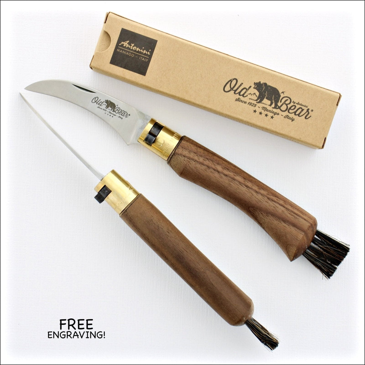 Old Bear® Mushroom Knife American Walnut