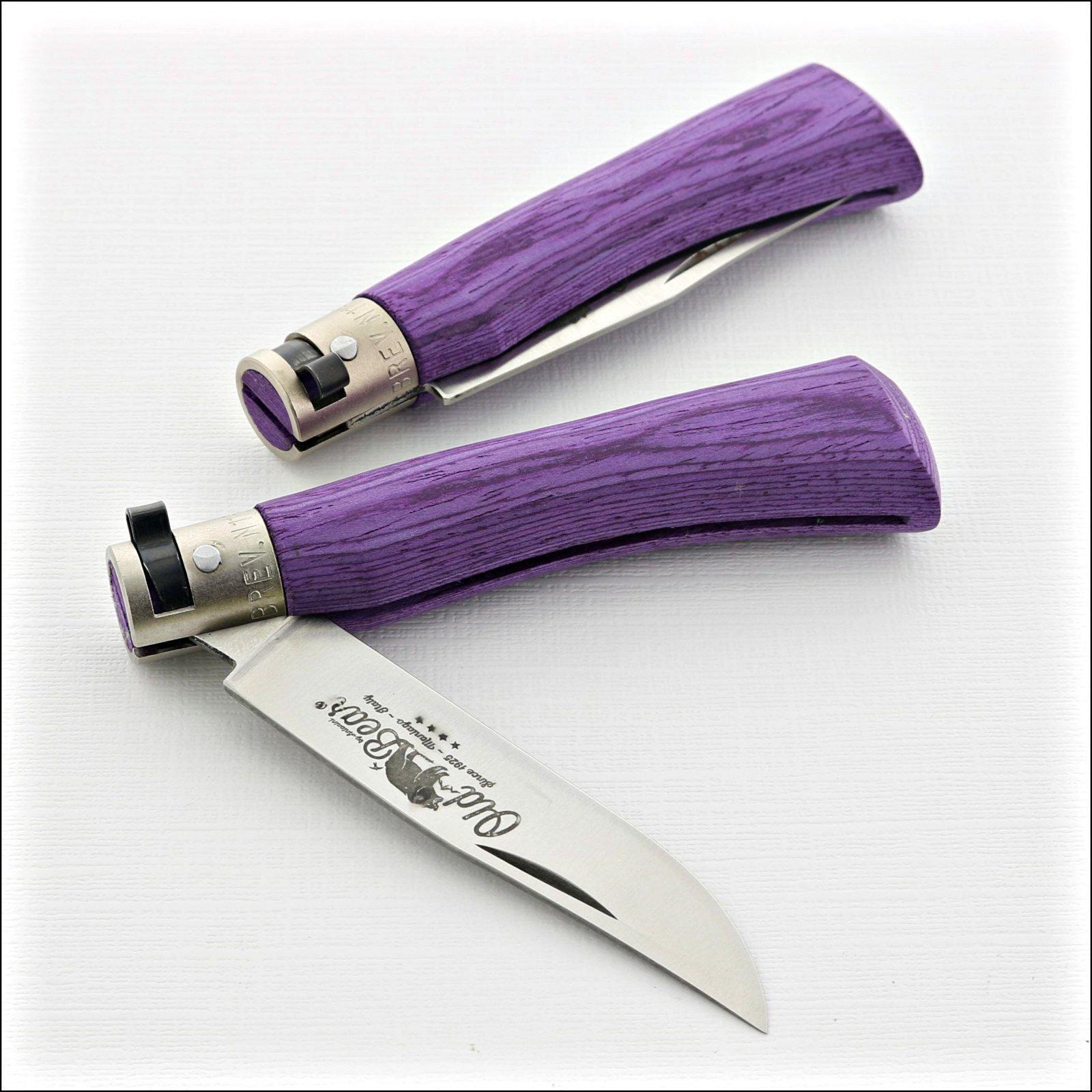 Old Bear® M Purple Handle Pocket Knife