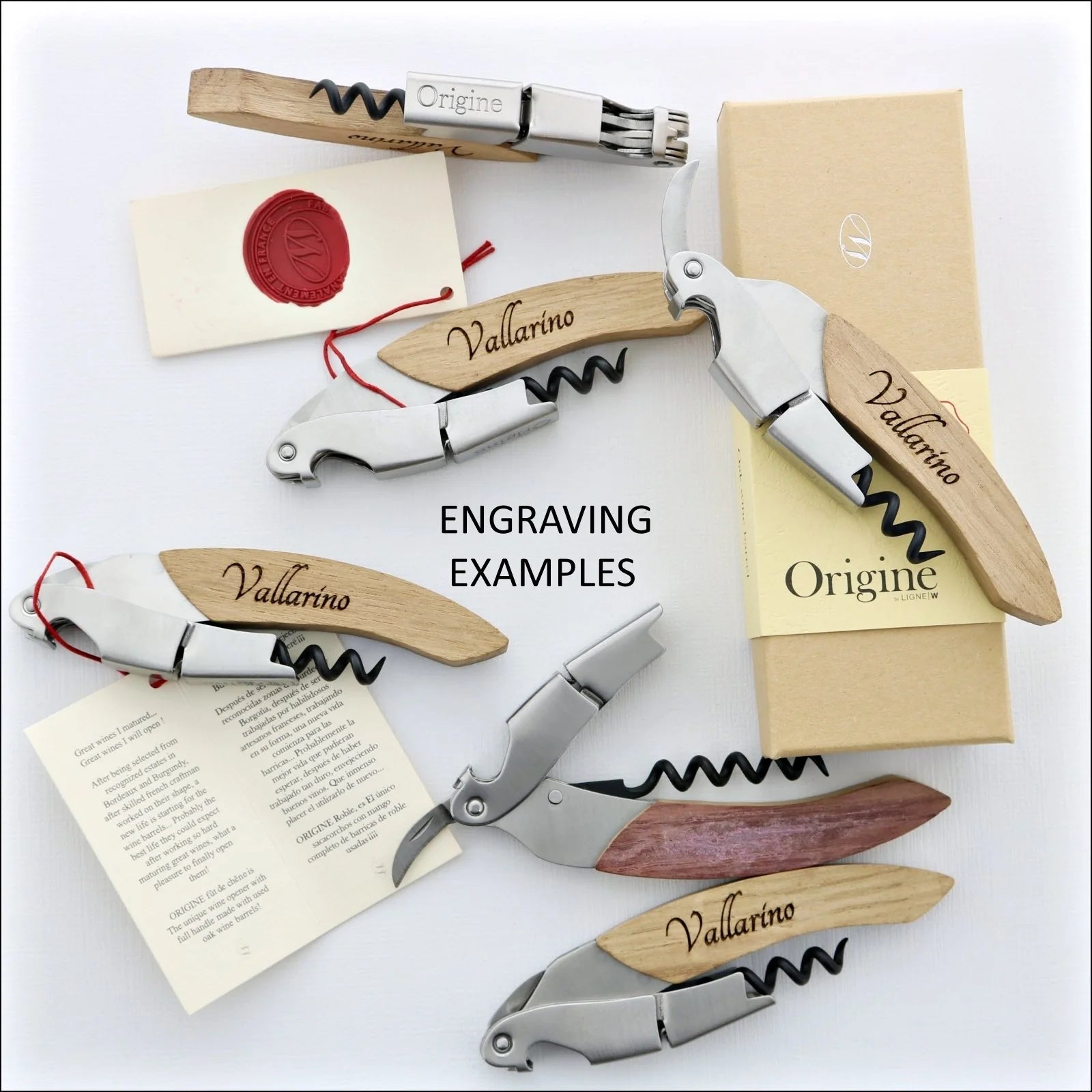 Origine Two-step Waiter's Corkscrew - Barrel Wood Handle