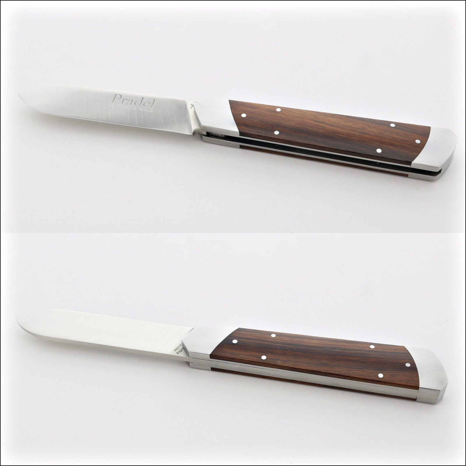Pradel Folding Knife Desert Ironwood Handle & Lock-Back by Fontenille Pataud