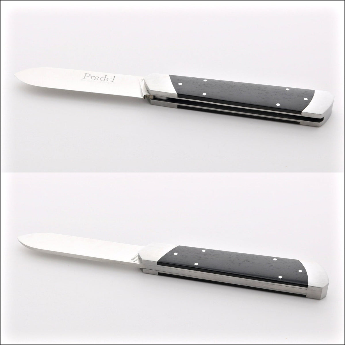 Pradel Folding Knife Ebony Handle &amp; Lock-Back by Fontenille Pataud
