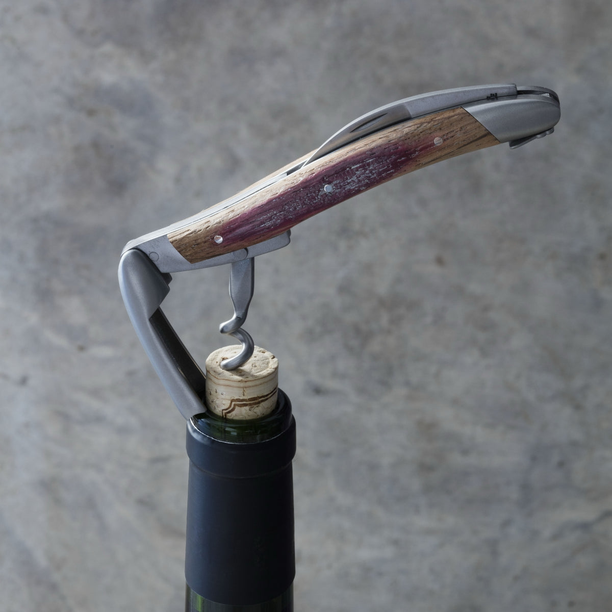 Forge de Laguiole Corkscrew Oak Barrel Wood - Satin