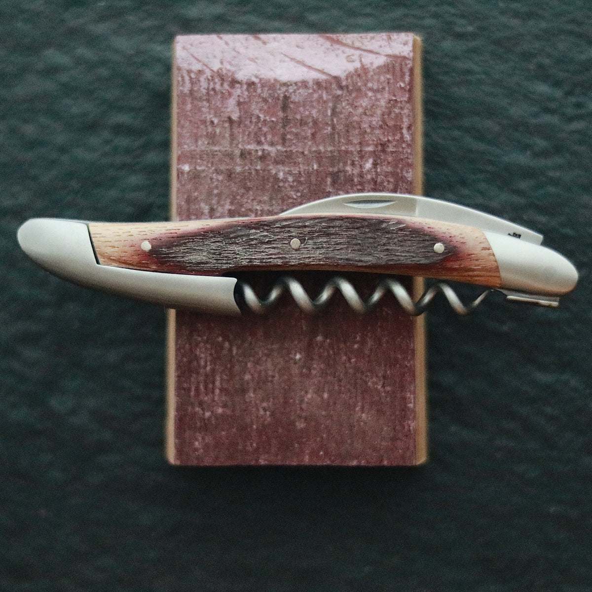 Forge de Laguiole Corkscrew Oak Barrel Wood - Satin