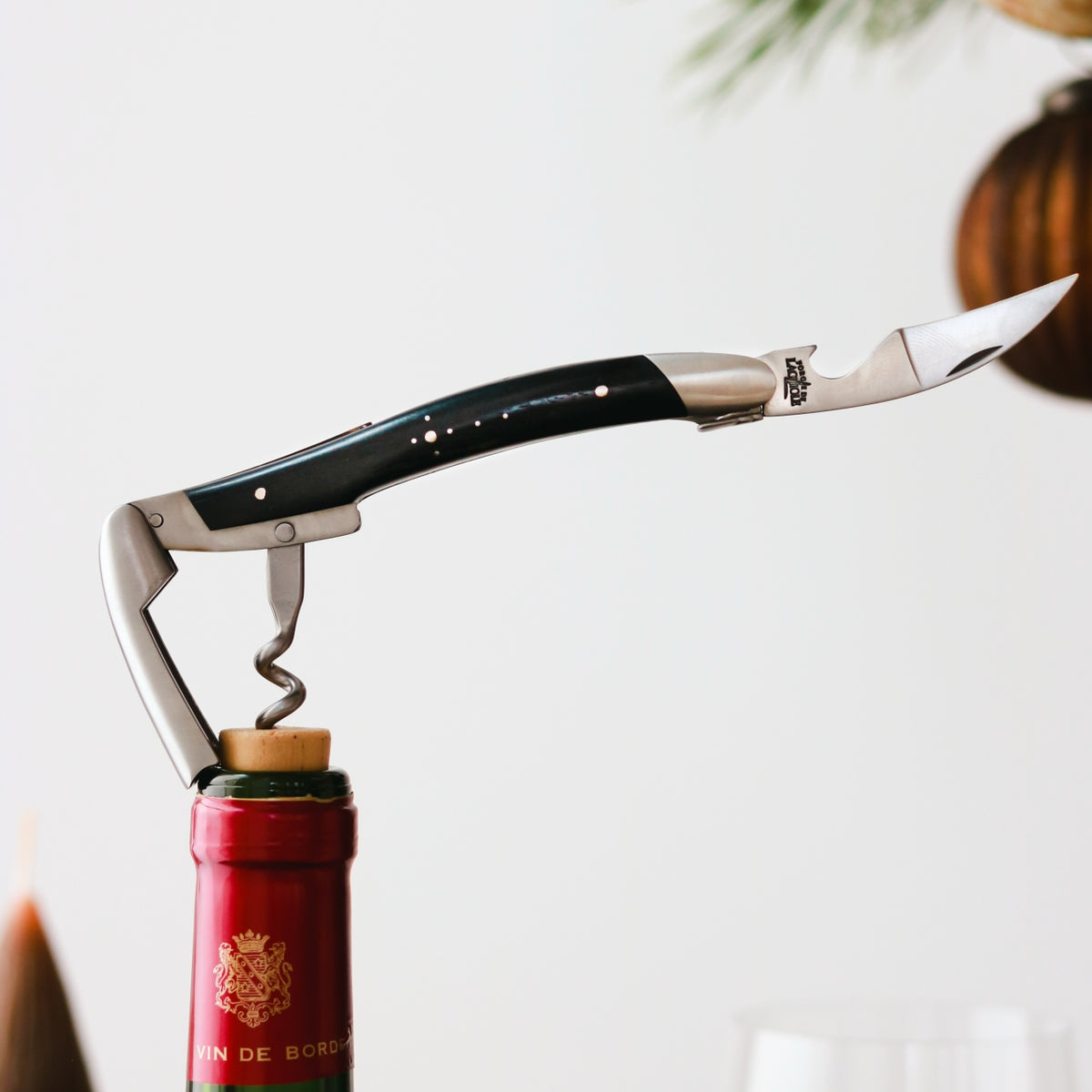 Forge de Laguiole Corkscrew Ebony - Satin