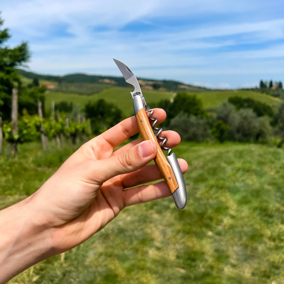 Forge de Laguiole Corkscrew Olive wood - Satin