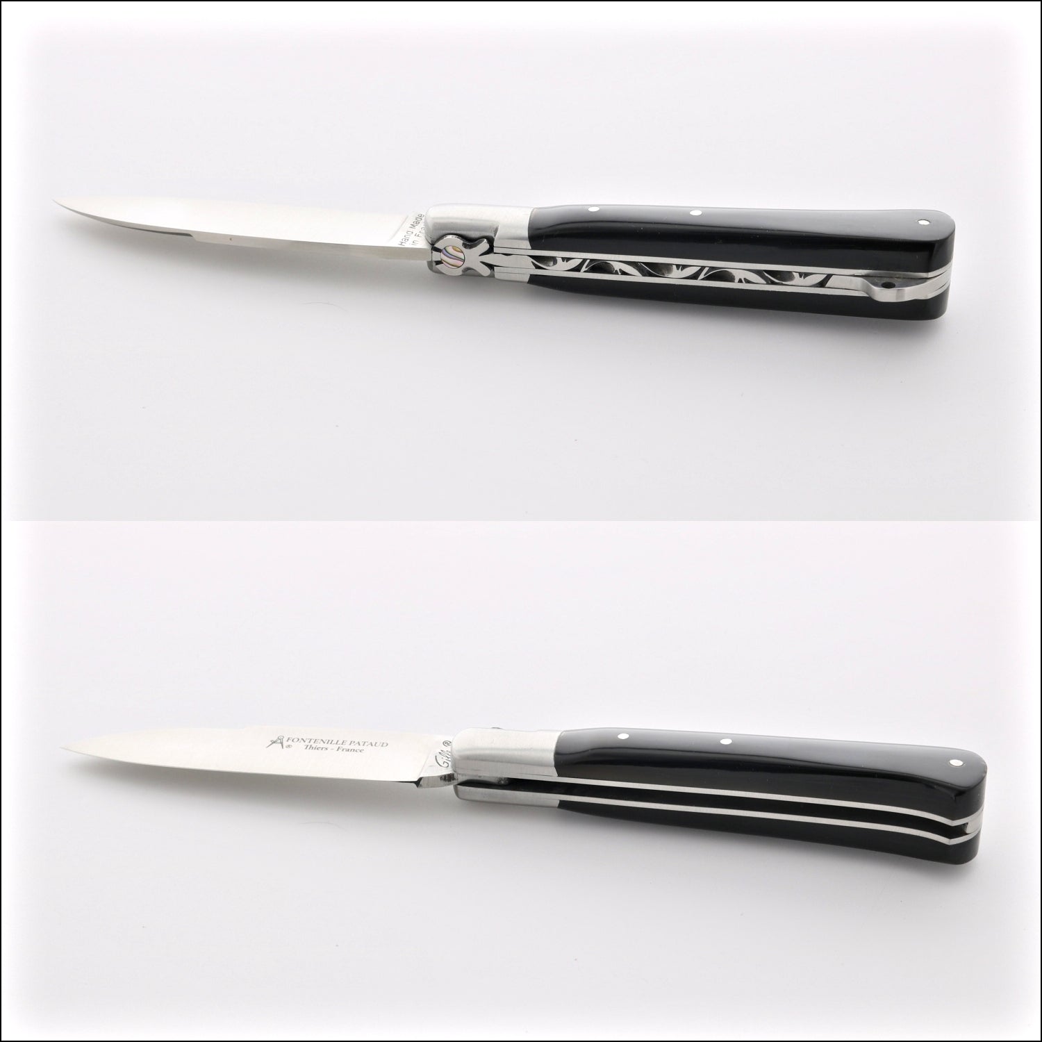 Yssingeaux 11 cm Classic Pocket Knife - Black Horn