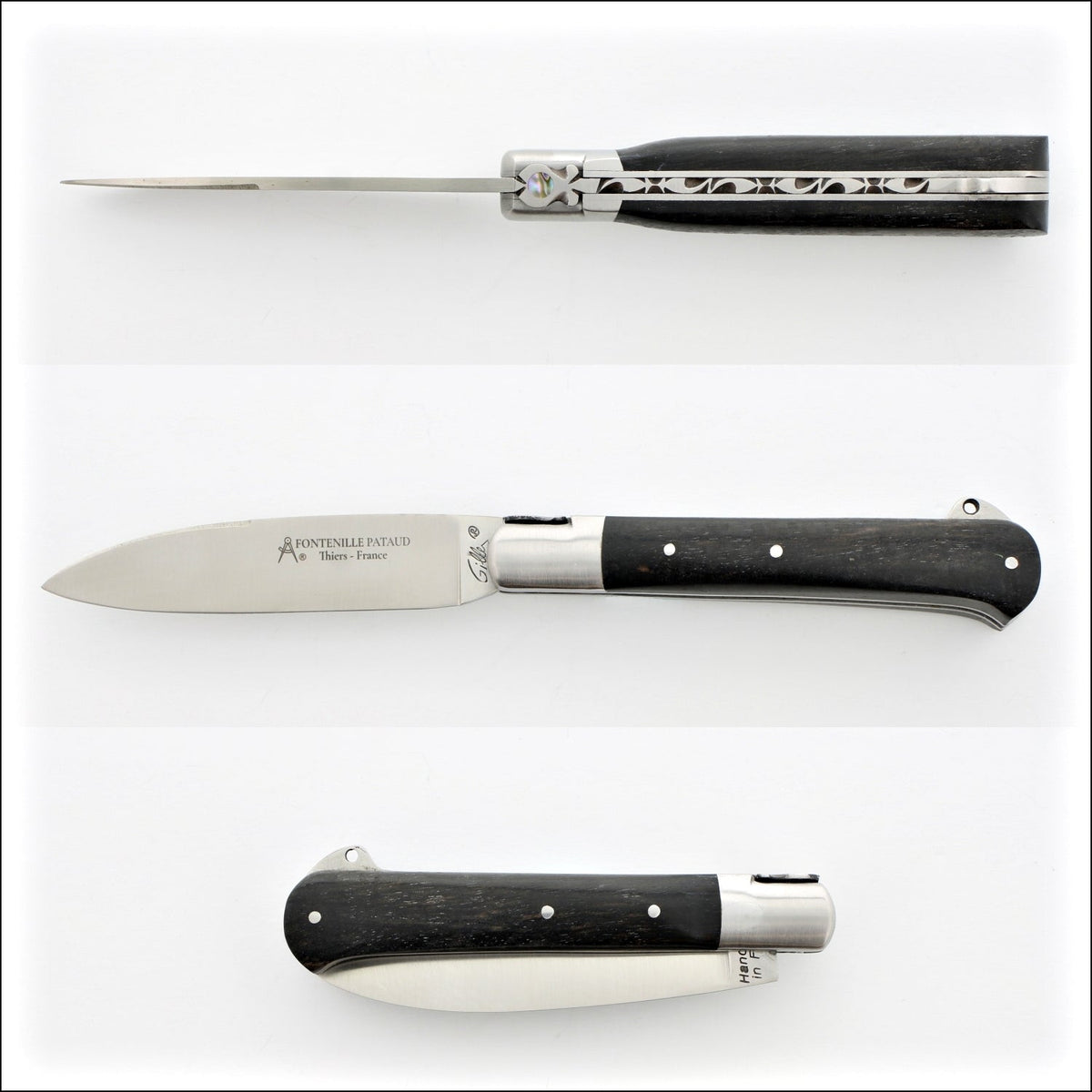 Yssingeaux Classic Pocket Knife - Ebony Handle
