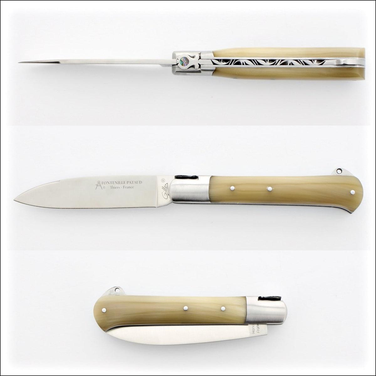 Yssingeaux Classic Pocket Knife - Horn Tip Handle