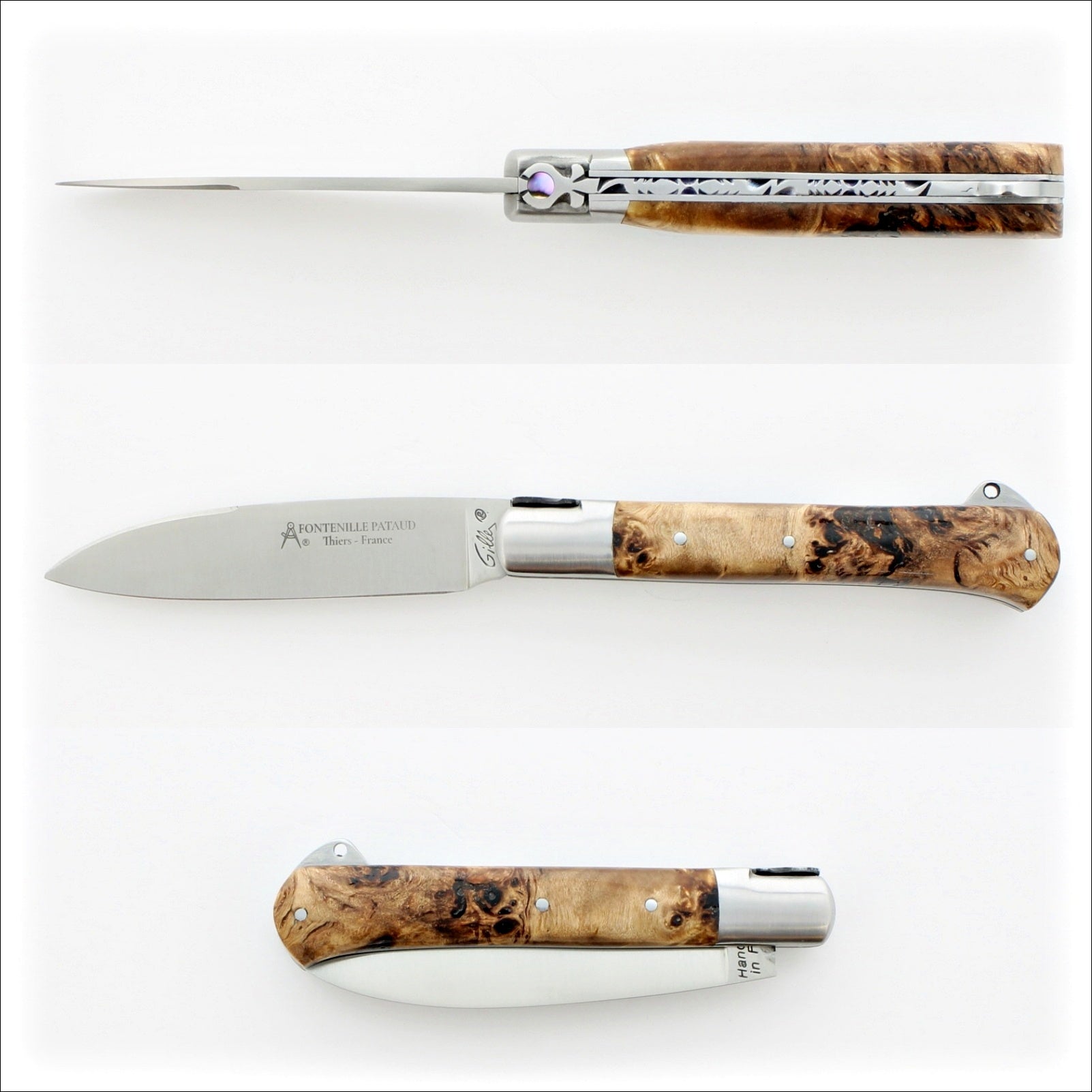 Yssingeaux Classic Pocket Knife - Poplar Burl