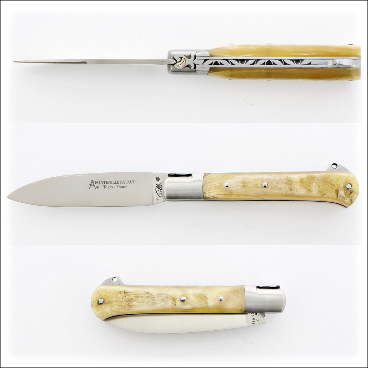 Yssingeaux Classic Pocket Knife - Ram Horn