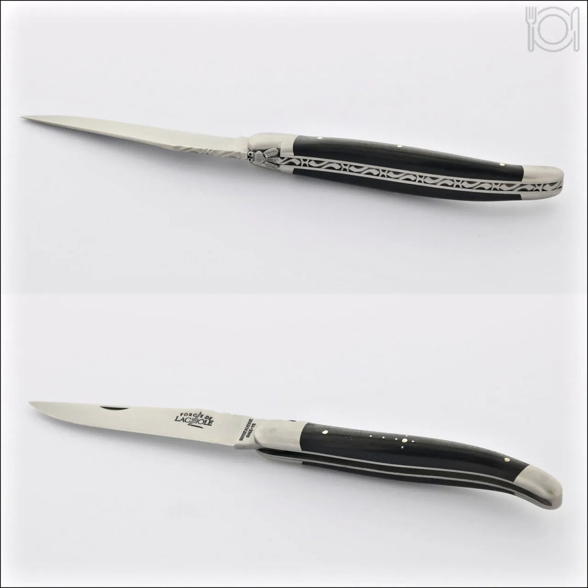 Forge de Laguiole Collection 12 cm Ebony Satin Finish