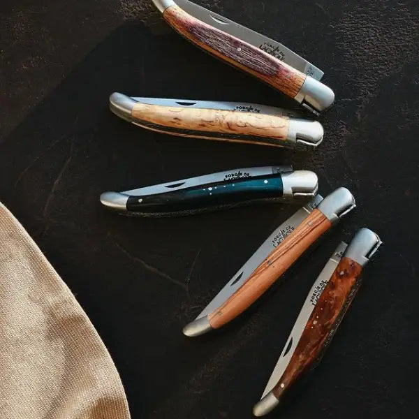 five 11 cm laguiole pocket knives 