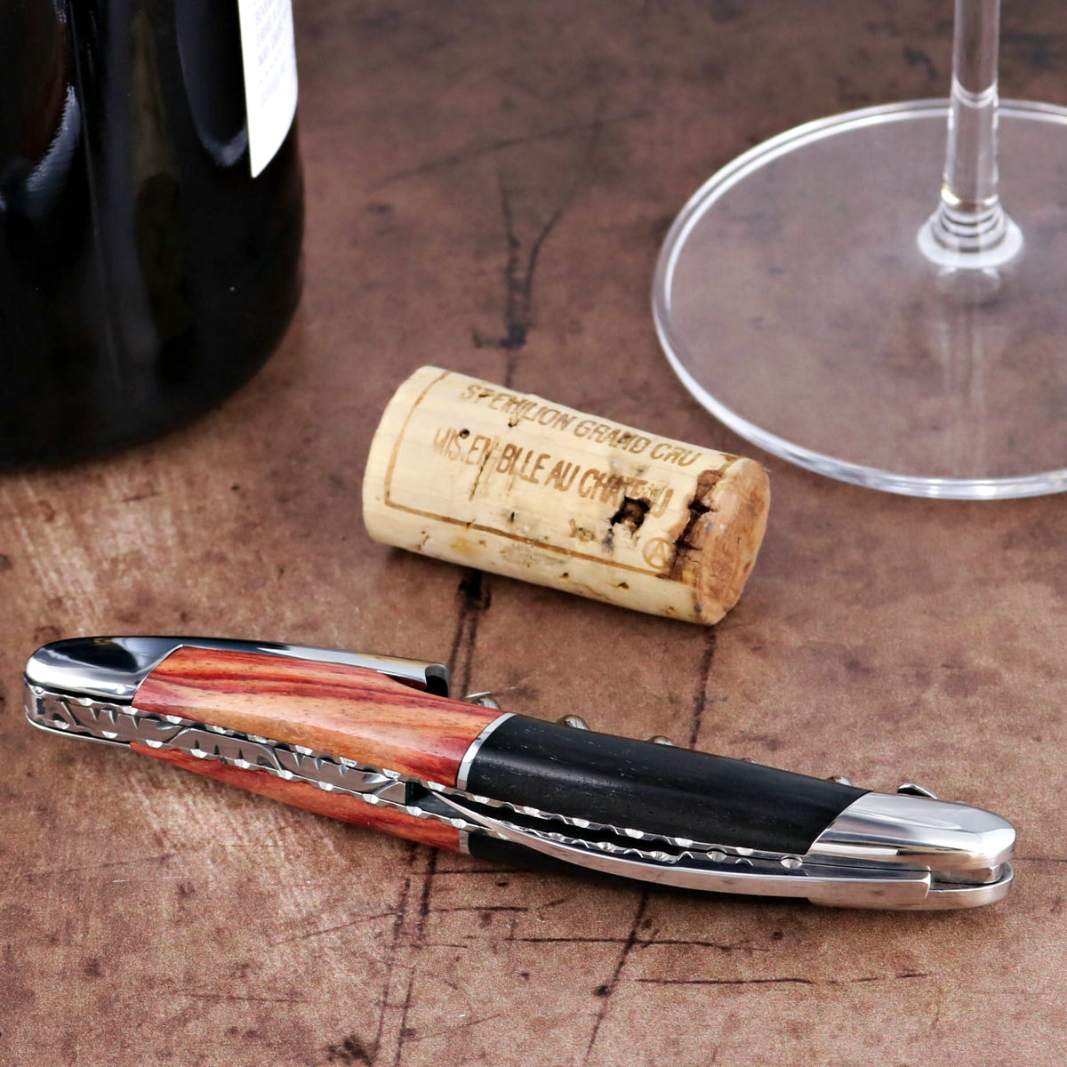 Forge de Laguiole Equinox Corkscrew - Rosewood & Ebony
