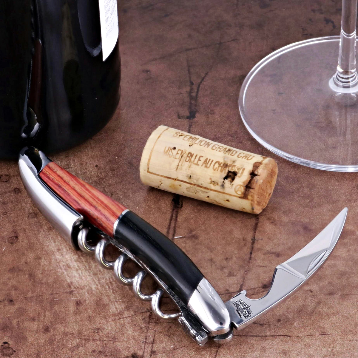 Forge de Laguiole Equinox Corkscrew - Rosewood & Ebony