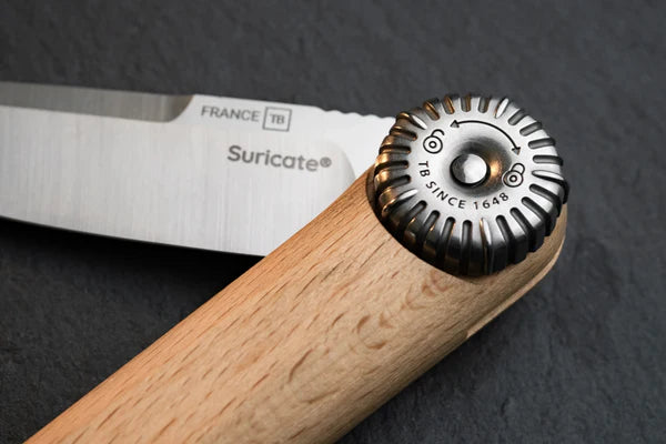 SURICATE® Pocket Knife Beechwood Handle