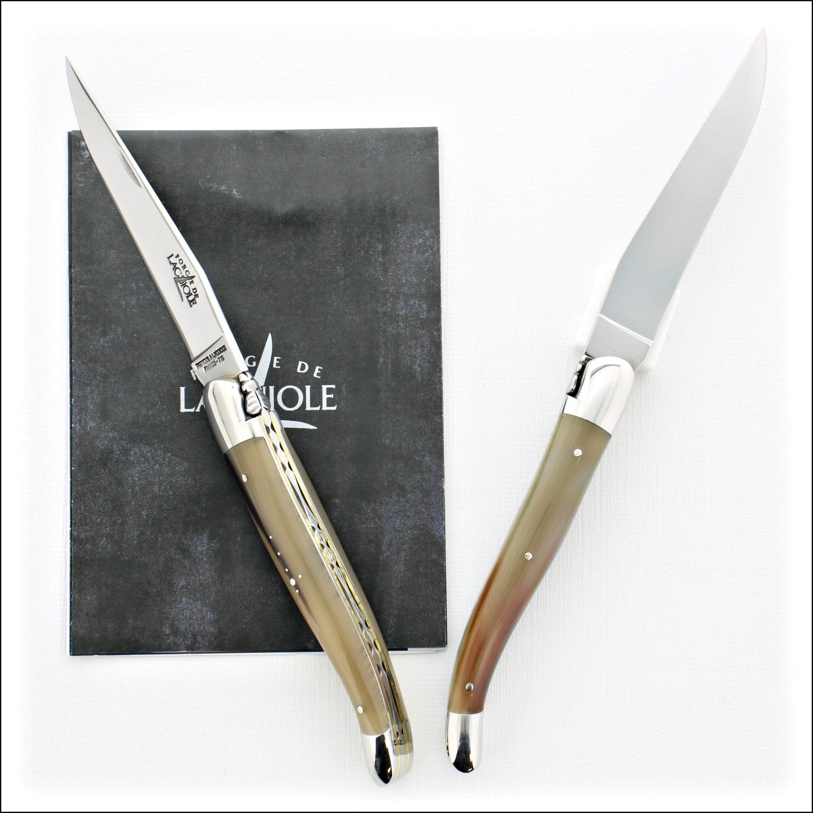 12 cm Carvé Source Series - Light Horn Tip Handle