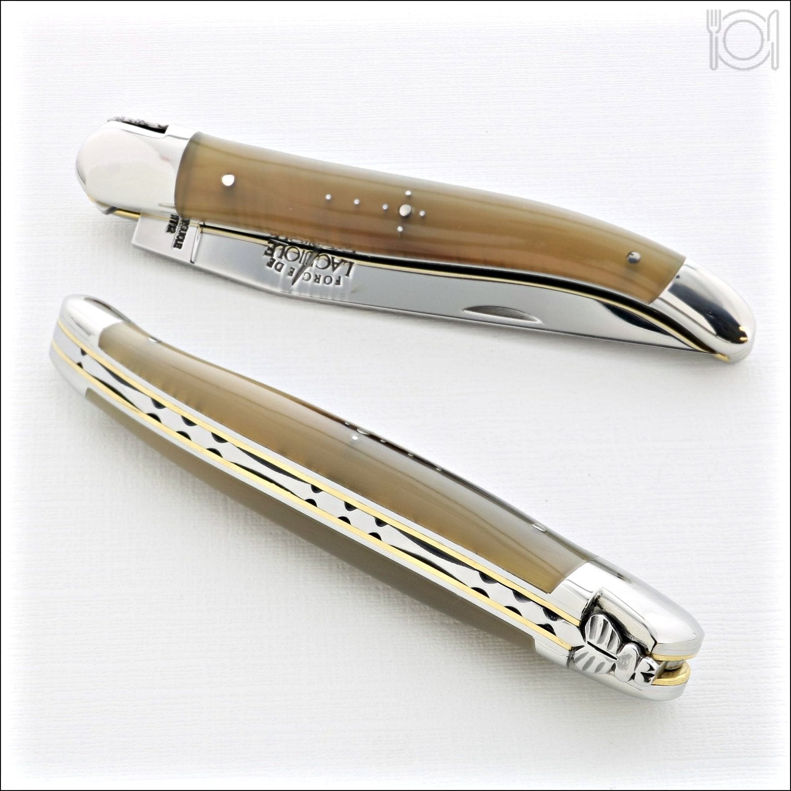 12 cm Carvé Source Series - Light Horn Tip Handle