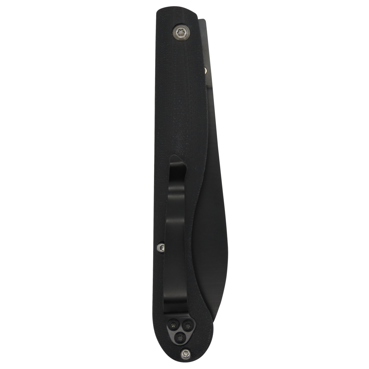 Aurillac Titanium Black G10 Handle Linerlock Folding Knife-Linerlock